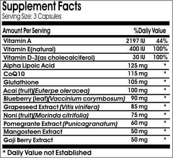 Free Radical Attacker // 100 Capsules // Pure // by PureControl Supplements