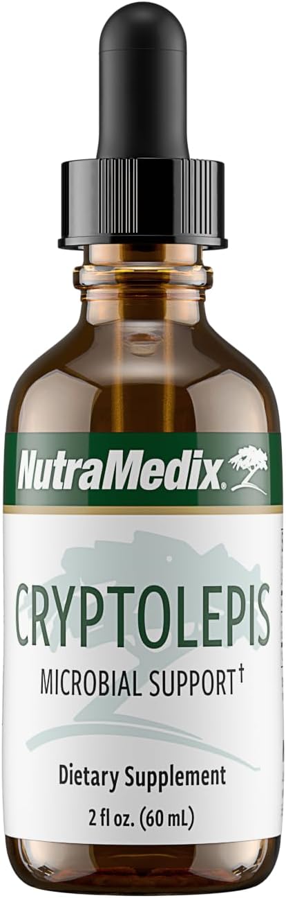 NutraMedix Cryptolepis Liquid Supplements - Promote Daily Microbial &amp Immunity Support - Liquid Vitamins for Women &amp Men - Broad-Spectrum &amp Optimized for Absorption (2 Fl Oz)