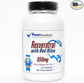 Resveratrol with Red Wine 550mg // 90 Capsules // Pure // by PureControl Supplements