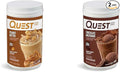 Quest Peanut Butter &amp Chocolate Milkshake Protein Powders 23g &amp 22g Protein 1.6lb Each