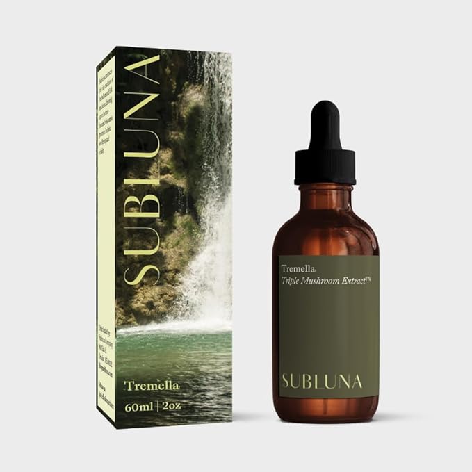 Tremella Mushroom Tincture Beautifying Antioxidant Supplement 2oz