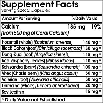 Women 40+ Formula for Women ~ 180 Capsules - No Additives ~ Naturetition Supplements