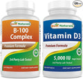 Best Naturals B-100 Complex &amp Vitamin D3 5000 IU