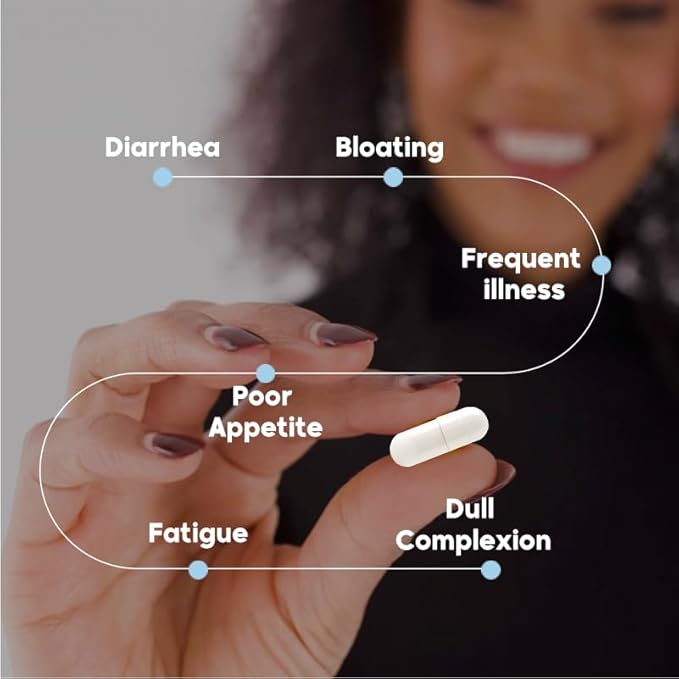 60 Billion CFU 10 Strains Probiotic-Additional prebiotics are added to regulate the balance of intestinal flora promote peristalsis enhance immunity and improve intestinal health30 Capsules