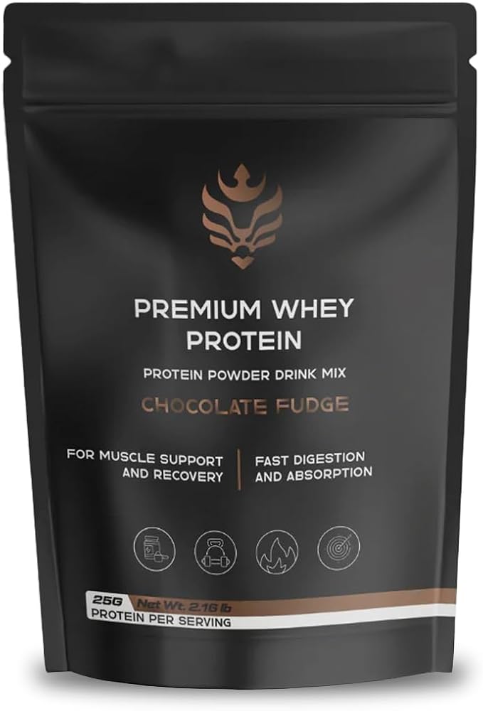 Benavidez Premium Whey Protein Powder – 25g Protein Per Serving Grass-Fed Whey Isolate &amp Concentrate Fast-Digesting Muscle Recovery No Artificial Sweeteners Keto &amp Gluten-Free