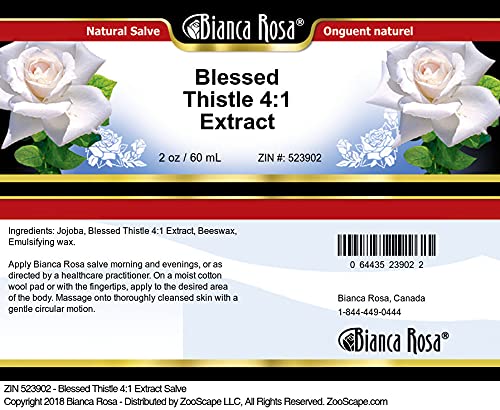 Bianca Rosa Blessed Thistle 4:1 Extract Salve (2 oz ZIN: 523902)