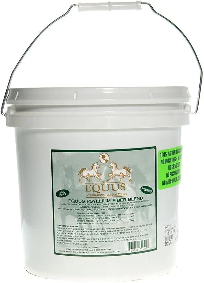 EQUUS Psyllium Fiber Blend Pellets 10lb
