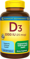 Vitamin D3 25mcg (1000 IU) | 650 Softgels – 22 Month Supply | Supports Bone Teeth Muscle &amp Immune System | Gluten Free | Easy to Swallow Supplement | Made for a Healthy Connection with Nature