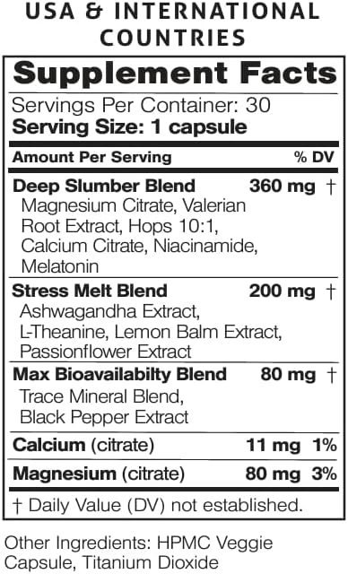 BEpic Acceler8 Sleep | 1 Box | 1 Month Supply | 30 Capsules | White Capsules ONLY | B Epic