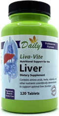 Daily Manufacturing Liva-Vite™ (L-Methionine Choline Inositol Taurine Dandelion Root Extract Milk Thistle Extract Black Radish Root Beet Root Uva Ursi &amp Goldenseal Root)