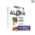 ALOHA Organic Plant Based Protein Bar MINIS | Caramel Chocolate Pecan | GLP-1 Friendly 20 Count 24g Bars | Vegan Low Sugar Gluten Free Low Carb Non-GMO No Stevia No Soy No Sugar Alcohols