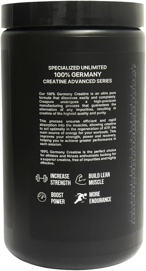 Creatine Monohydrate Powder – 400g (80 Servings) | Premium German CREAPURE | Micronized for Rapid Absorption | Unflavored | Lab-Tested | Vegan &amp Non-GMO