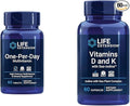 Life Extension One-Per-Day Multivitamin – Packed with Over 25 Vitamins Minerals &amp Plant Extracts &amp Vitamins D and K with Sea-Iodine Vitamin D3 Vitamin K1 and K2 Iodine