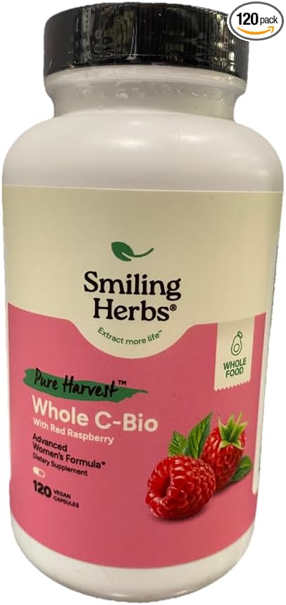 Whole Food C-Bio bioflavonoids with Red Raspberry Advanced Women's Formula 120 Capsules