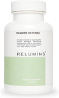 Relumins Immune Defense – Daily Nutrient Blend with Zinc Selenium Vitamin K1 Echinacea &amp Natural Extracts for Wellness Support – 60 Capsules