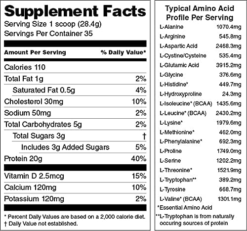swiig Premium Daily Whey Protein Banana 2.2lb - 20g Protein Gluten-Free Non-GMO No Fillers No Artificial Flavors Enhanced with Amino Acids All Natural Formula