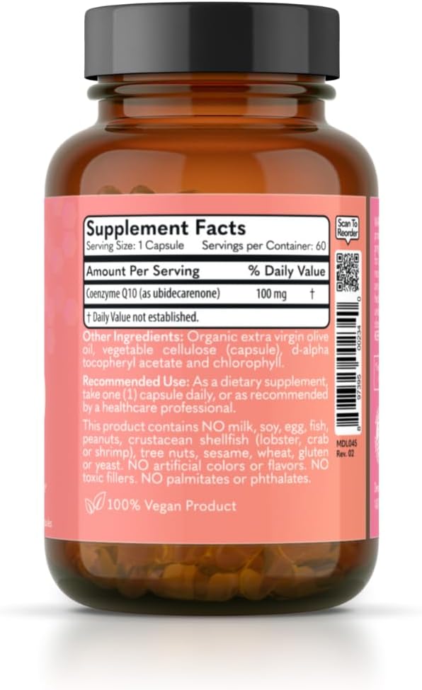 MD Logic Health CoQ10 Heart and Mitochondrial Health Support - Made in New York