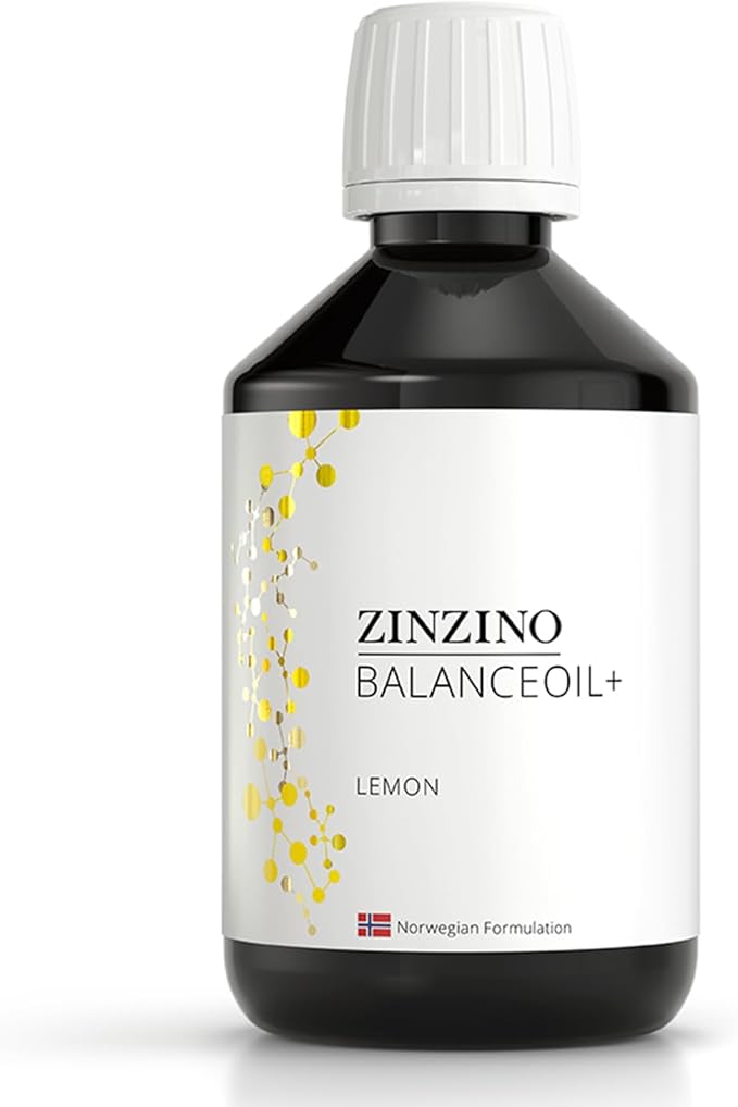 BalanceOil+ - Omega Balance Supplement with Wild-Caught Fish Oil Olive Oil Omega-3 &amp Vitamin D3 - Supports Heart Health &amp Well-Being - 300ml