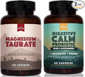 Natural Rhythm Magnesium Taurate 120 Capsules + Digestive Calm 60 Capsules Bundle