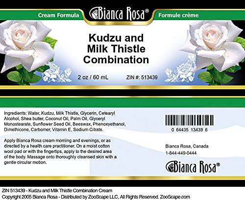 Bianca Rosa Kudzu and Milk Thistle Combination Cream (2 oz ZIN: 513439) - 3 Pack