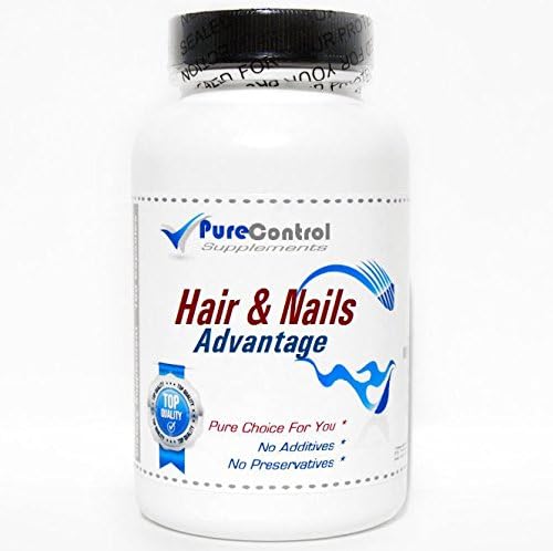 Hair &amp Nails Advantage // 90 Capsules // Pure // by PureControl Supplements