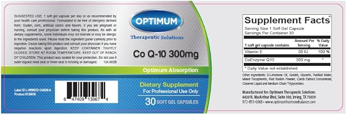 Co Q-10 300 mg (30ct)