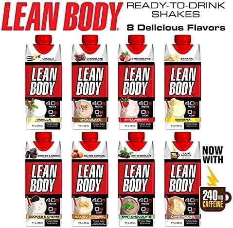 LABRADA Lean Body Ready-to-Drink Bottle Salted Caramel 12 Count