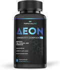 AEON Liposomal NAD+ Longevity Complex with NAD+ NR Resveratrol Quercetin Fisetin L Theanine TMG EGCG Spermidine Astragalus Anti-Aging Supplement Vegan 60 Capsules