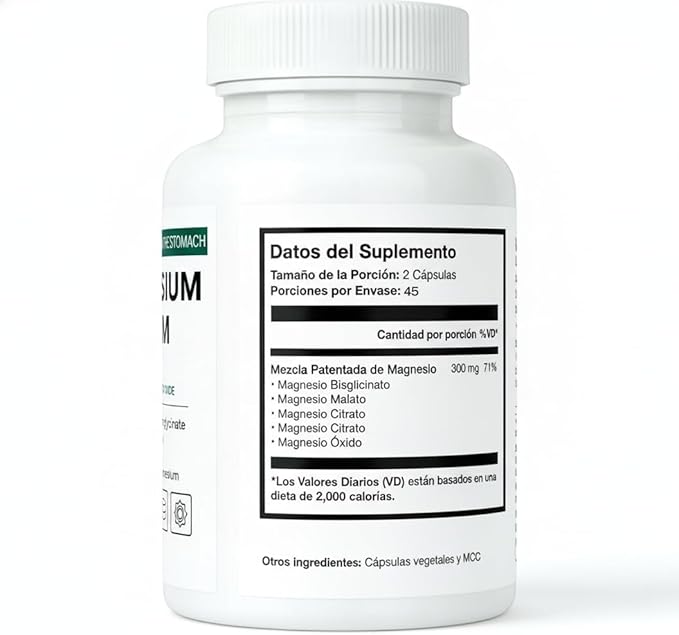 Clair Magnesio PremiumClair MagnesioNon-GMO IngredientsFree from Gluten and Soy. Vegan-Friendly90 Capsules (2pcs)