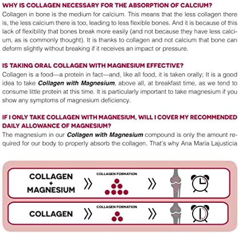 2 Pack Ana Maria LaJusticia Collagen with Magnesium - 450 Tabs - Rejuvenate Your Skin - Strengthen Your Nervous System - Keep Bones and Teeth in Good Condition - Spain