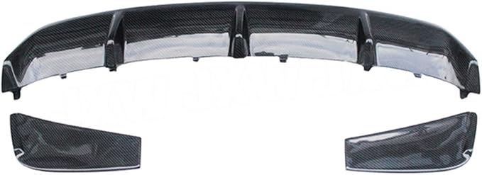 Carbon Fiber/FRP Three Piece Set Rear Bumper Compatible for Mercedes Benz CLA W117 CLA180 CLA200 CLA250 CLA45 AMG Rear Diffuser 2013-2018 (Color : 3PCS FRP Primer)