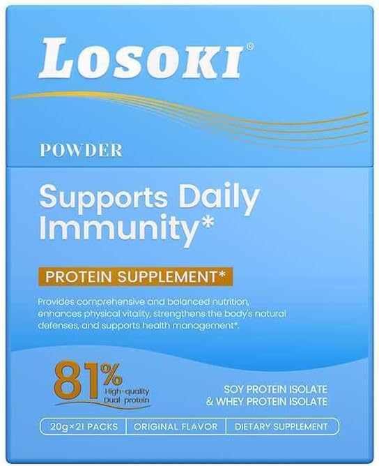 Losoki Immunity Support Protein Powder - 20g*21 Packs
