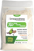 Sacha Inchi Protein Powder 2 LB - Pure Plant-Based Protein All 9 Essential Amino Acids Vegan Allergen-Free Keto &amp Paleo Dairy-Free Soy-Free Gluten-Free Sustainable Fair Trade