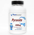Calcium Pyruvate 1000mg // 100 Capsules // Pure // by PureControl Supplements