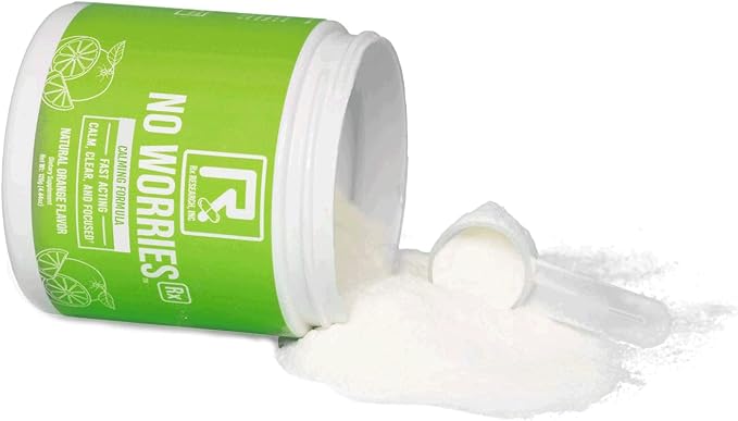 NO Worries Rx - GABA L-Theanine L-Glycine Betaine Anhydrous Kava Kava Extract L-Taurine DMAE - Fast Acting