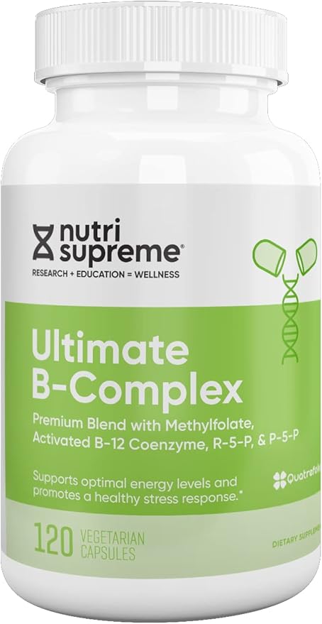 Ultimate B Complex 120 Vegetarian Capsules- Certified Kosher