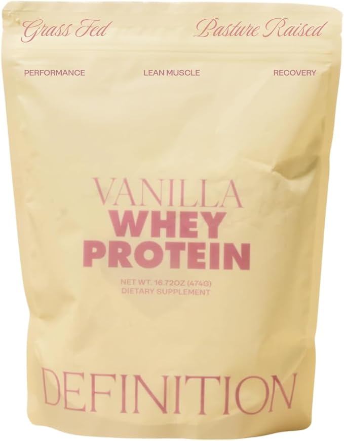 Whey Protein Isolate for Women 20g Protein 0g Sugar 90 Calories Stevia-Free Grass-Fed &amp Pasture Raised Vanilla 1 lb