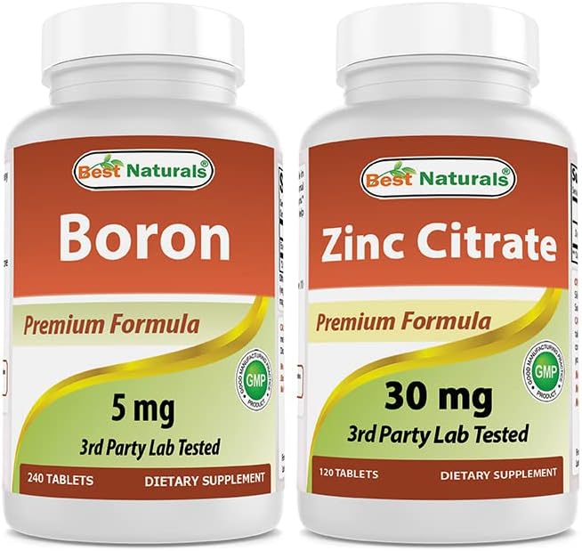 Boron 5 mg &amp Zinc Citrate 30 mg