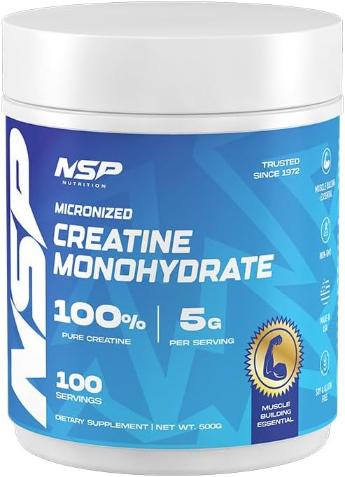 Micronized Creatine Powder | 100 Servings | 500 Grams | Easily Dissolved | Tasteless | Muscle-Building