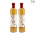 Hawthorn Vinegar 500ml (16.9 fl oz) - Traditionally Fermented Fruit Vinegar in Glass Bottle - No Added Sugars or Preservatives - Pack Of 2