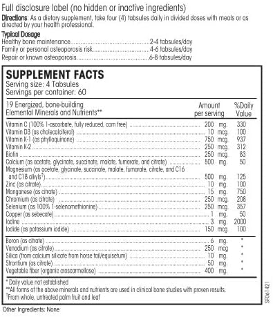 Perque Bone Guard Forte 20 240 Tablets by Perque