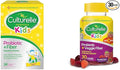Culturelle Kids Probiotic + Fiber Packets (Ages 3+) - 24 Count - Digestive Health &amp Immune Support &amp Daily Probiotic for Kids + Veggie Fiber Gummies (Ages 3+) - 30 Count