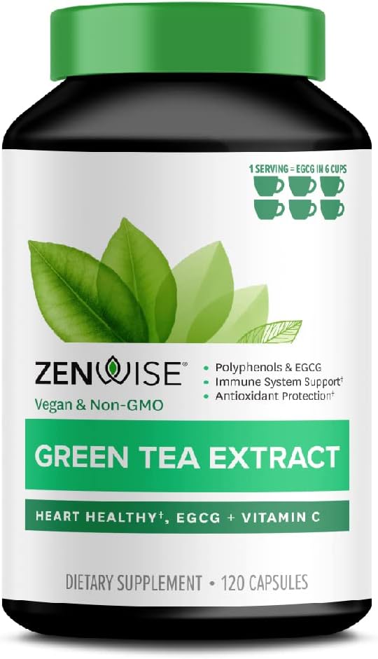 Zenwise Health Energy &amp Mobility Boost Bundle - Joint Support + Green Tea Extract - Features MSM Glucosamine &amp Chondroitin for Extra Strength Relief - Plus Vitamin C - Immune &amp Metabolism