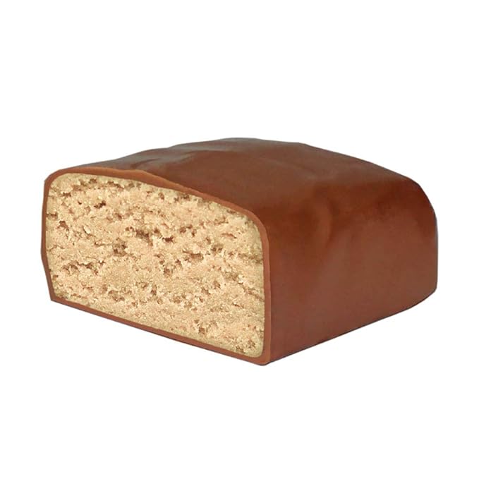 Seitenbacher Chocolate Covered Protein Bar – 16g of protein 14g of fiber hazelnuts 2.1 Ounce (Pack of 12)