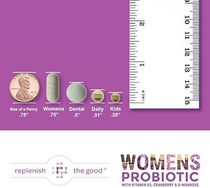 Probiotics for Women - Supports Digestive &amp Vaginal Health with D3 Prebiotics &amp Cranberry - Defends Against UTI &amp Yeast - 15x More Effective Than Regular Capsules (60 Count)