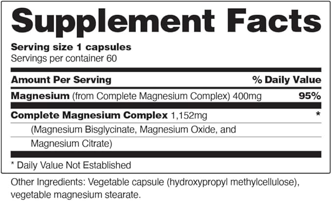 Snap Supplements Liver Health + Magnesium Complex Bundle 60 Vegetarian Capsules Each