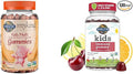 Garden of Life Organics Kids Gummy Vitamins - Fruit - Certified Organic Non-GMO &amp Vegan &amp Kids Immune Support Gummies with Vitamin C D as D3 &amp Zinc
