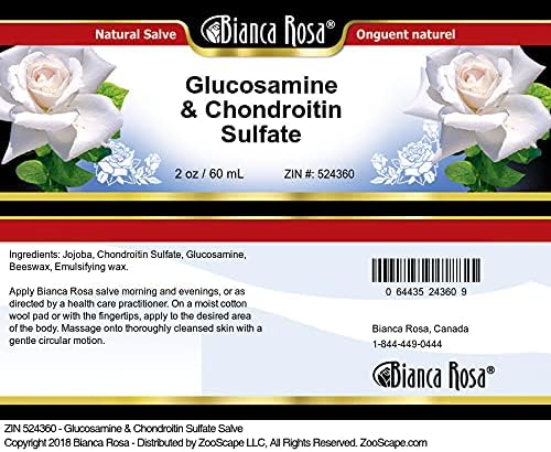 Bianca Rosa Glucosamine &amp Chondroitin Sulfate Salve (2 oz ZIN: 524360)