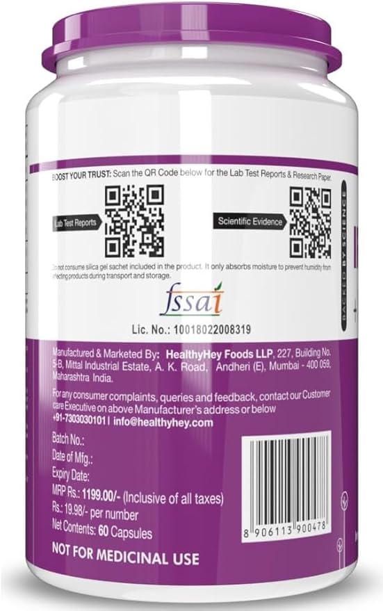 Iron Supplement for Women -100% Chelated - with Vitamin B12 Folic Acid &amp Vitamin C for High Absorption (60 Veg Capsules)