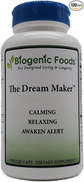 Dream Maker – P.M. Formula for Relaxation Calm &amp Restful Sleep Veggie Capsules